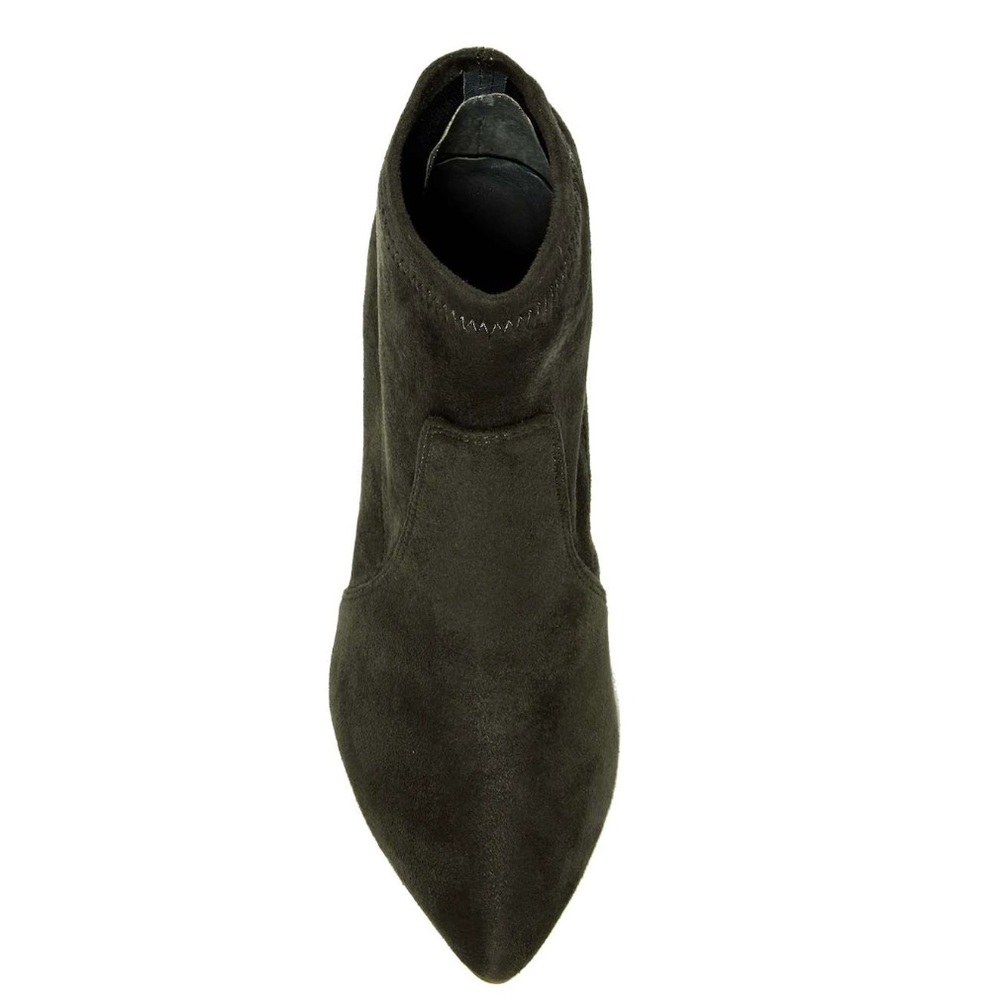 Joie Jacey Grey suede Heeled Booties - Picture 6 of 8